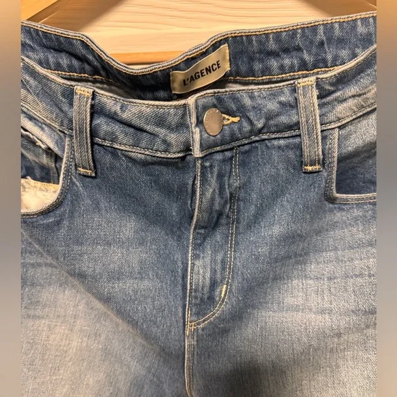 L'AGENCE Ruth Straight-Leg Jeans 👖 Color Cowan✨ Straight Leg